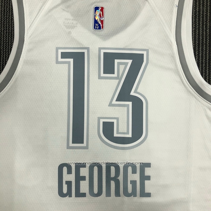 Maillot Oklahoma City Thunder Paul George #13 Ville 2021-22 Blanc